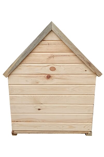 ACAROĞLU ORMAN ÜRÜNLERİ Nıssh Ahşap Köpek Kulübesi - Büyük Boy Xxl 100*80*100 Cm