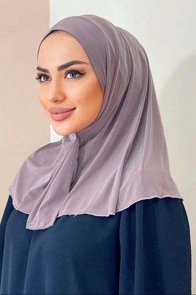 R&S modibone Snap Fastener Ready Scarf Shawl Hijap Mink Χρώμα