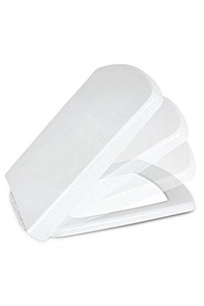 T MAY Evrenos Kare Yavaş Kapanan Amortisörlü Klozet Kapağı Soft Close