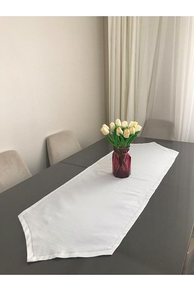Parla Life Ασημί Χρώμα Glitter Plain Runner 40x140