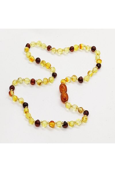 Nev Tasarım Baby-Child Unisex Drop Amber Necklace