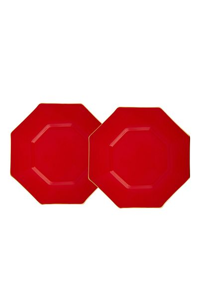 Emsan Red Mila Set of 2 Octagonal Cakes