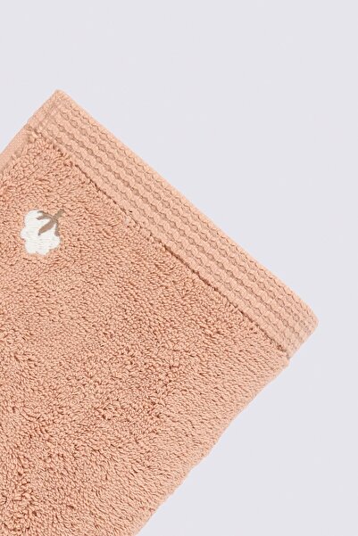 Ecocotton 100% Cotton Pure Cotton Butterfly Border Towel Set of 2 50*90 Brown