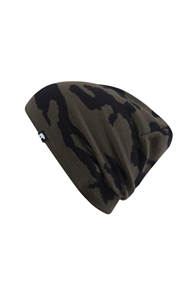Bad Bear قبعة صغيرة للجنسين Camo Simple II Beanie - أخضر داكن