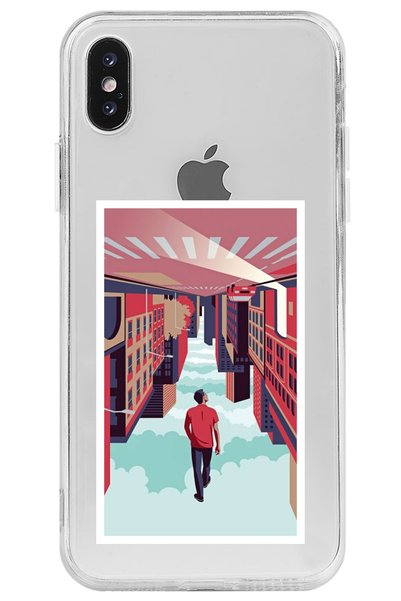 WANNA PROTECT City Design Patterned Transparent Silicone Phone Case Compatibl...