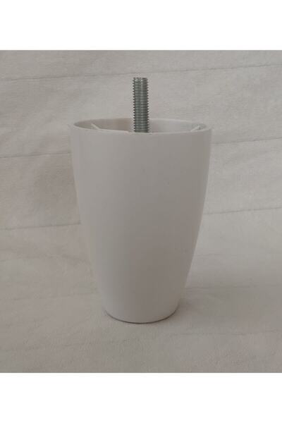 ZeyGen (VİDA ÖLÇÜSÜNE DİKKAT) - Armut Plastik Baza Ayağı Koltuk - Kanepe Ayağ...