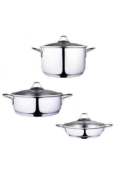 Serenk Modernist Topfset, Servierpfanne, Schmortopf, Kochtopf, Made In Türkiye