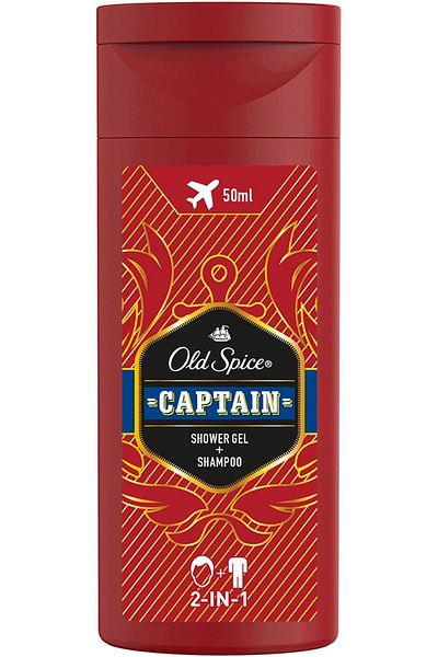 Old Spice Captain 50 Ml Shower Gel and Shampoo Brand