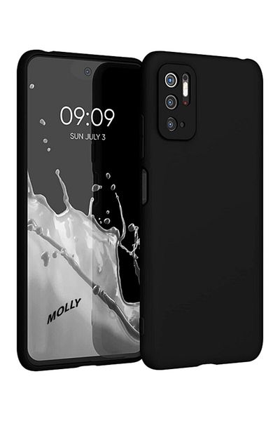 Molly حافظة سيليكون غير لامعة متوافقة مع هاتف Xiaomi Redmi Note 10 5G