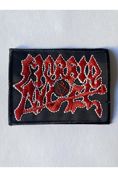 StüdyoÜmitTişört شعار Ma-066 Morbid Angel مع زخرفة الحجاب ورقعة الجينز