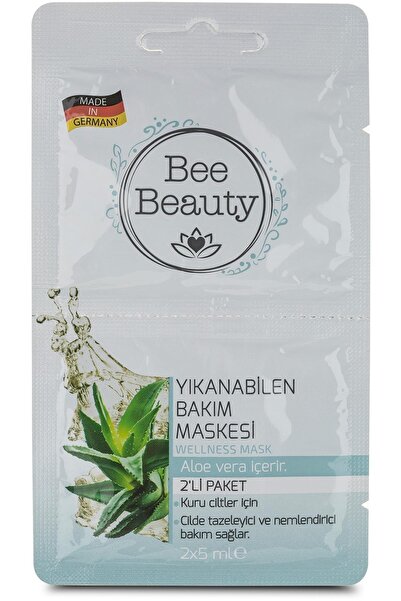 Bee Beauty Yıkanabilen Bakım Maskesi Aloe Vera 2x5 ml