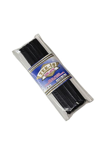 Tek-İş Rubber Hard Soft Laundry Johns Skirt Waist Leg Baby Rubber Flat Soft 0,9cm No:1 Black 10m