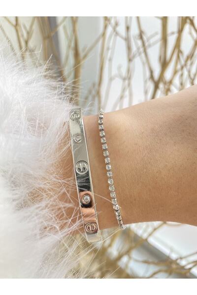 Jack Ferrero Kadın Kombin Bileklik Seti Altın Kaplama 2 Adet