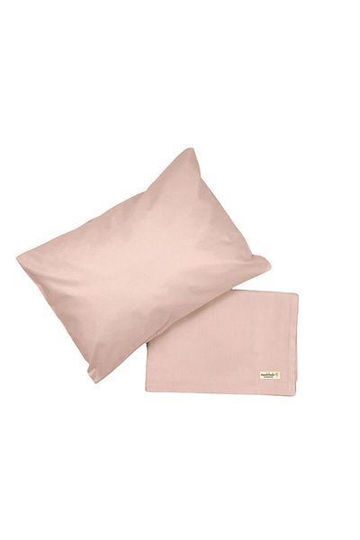 MundoLindo 100% Organic Cotton Single Sheet Set Powder Pink