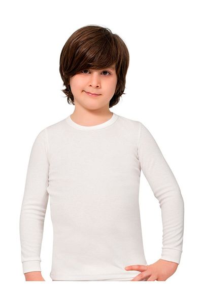 Namaldı Boy's Thermal Top 371 - Εκρού
