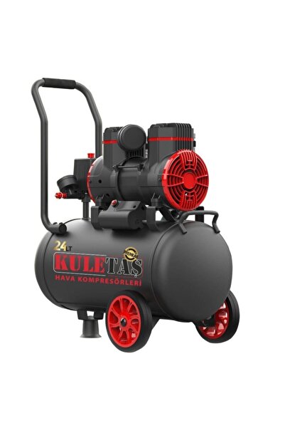 Kuletaş Premium 24 Litre Sessiz Yağsız Hava Kompresörü 2 Hp (italyan Tasarım)