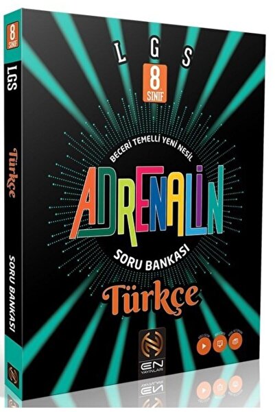 En Yayınları 8. Sınıf Lgs Türkçe Adrenalin Soru Bankası Yeni 2022