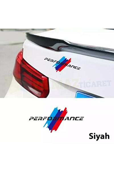 yılmazetic Bmw M Performance Oto Sticker Bagaj Depo Kapağı Çamurluk Etiket (1...