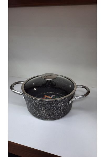 OMS Granite Deep Pot 3116 with Induction Base 20 Cm