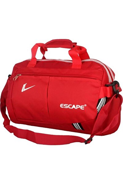 ESCAPE 112 Yeni Sezon Büyük Boy Spor Seyahat Çantası Kırmızı