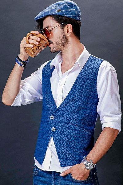 Qiovest Custom Made Men's Vest Pablo M - 01