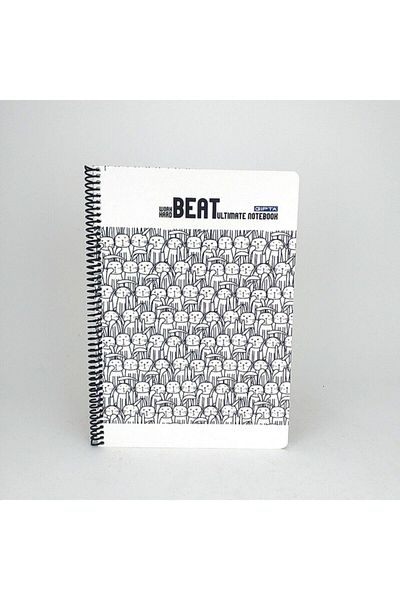 Gıpta Beat Spiral A4 80 Sheets Striped