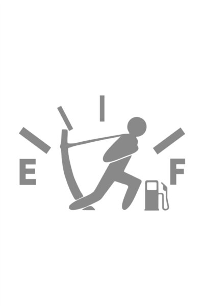 Quart Aksesuar ملصق غطاء خزان الغاز مقاس 13 × 9 سم غطاء خزان السيارة ملصق رمادي