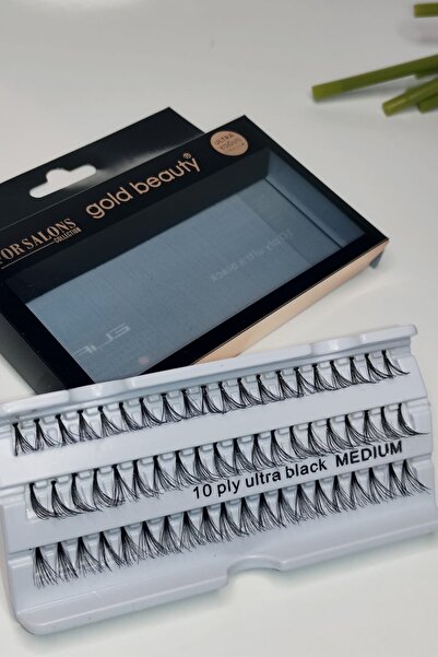 Gold Beauty Gold Serisi Tekli 60'lı Ipek Kirpik (MEDİUM)