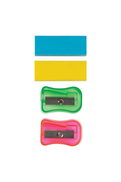 Parrot 2 Pencil Sharpener 2 Eraser Set