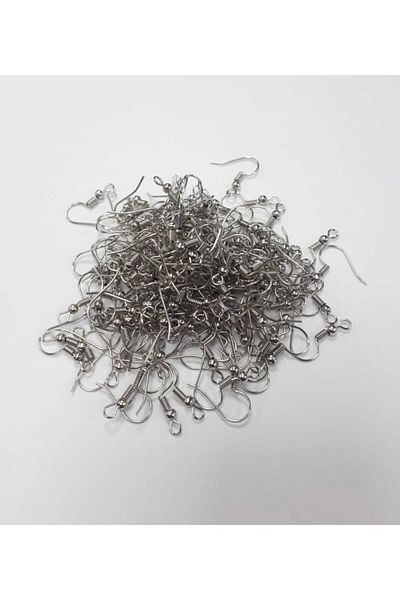 Yüksel Boncuk Γάντζος σκουλαρίκι Nickel Color 100τμχ. (50 ζευγάρια)