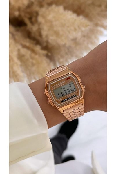 Spectrum Retro Style Metal Cord Jewelled Digital Wristwatch