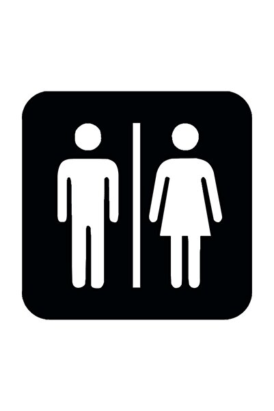 Beynu مرحاض المرحاض تسجيل الحمام النساء الرجال فريق الباب جدار التوجيه علامة الخشب قطع الليزر