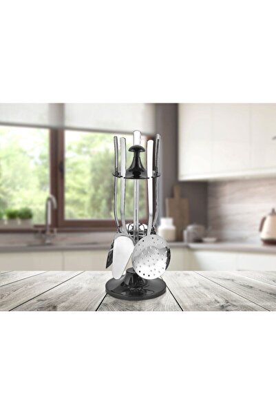 Beray Sofia 6 Piece Hanging Ladle Colander Spoon Fork Spatula Set Serving Set