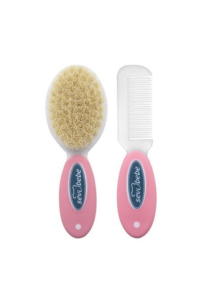 Sevi Bebe Natural Brush Comb Set 401