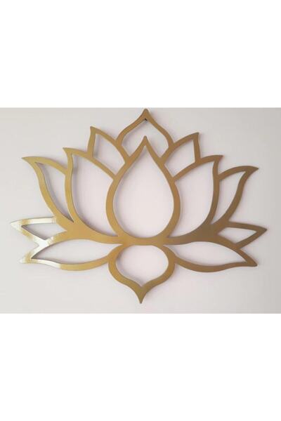 MONO GRUP Mono Desıgn Otus Yaşam Çiçeği Gold Pleksi -45 Cm