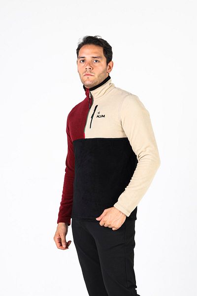 NJM SPORT WEAR Φούτερ Polar Slim Fet Half Zipper 3 χρωμάτων