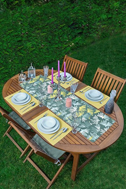 Realhomes 1 δρομέας και 4 αμερικανικές υπηρεσίες σε κίτρινο χρώμα με μοτίβα φ...