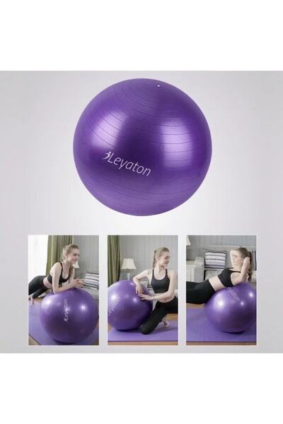 Leyaton 55 Cm Pilates Topu Mor