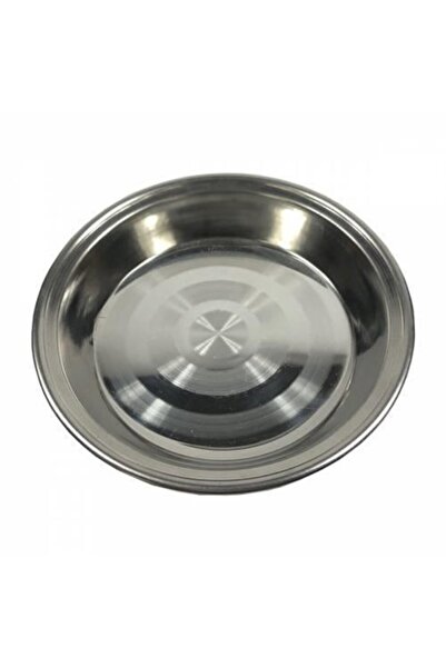 abnturk 6 Adet 18x3 cm no3 Paslanmaz Çelik Yemek Tabağı Ömür Boyu Garantilidir