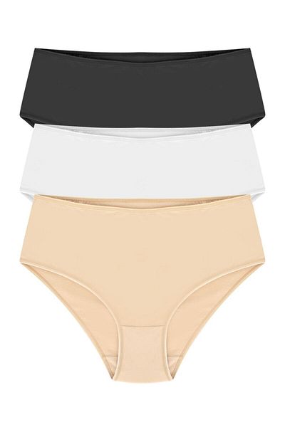 bonbonetti chocolate baby&kids Chiloți Bato cu talie înaltă, colorați, din bumbac, 3 piese