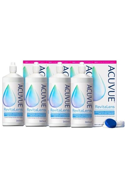 ACUVUE 4 Pieces Acuvue Revitalens 360 ml Lens Solution