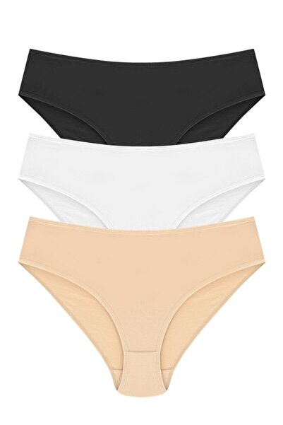 bejamonti 100% βαμβακερό ψηλόμεσο εσώρουχο 3 τεμαχίων