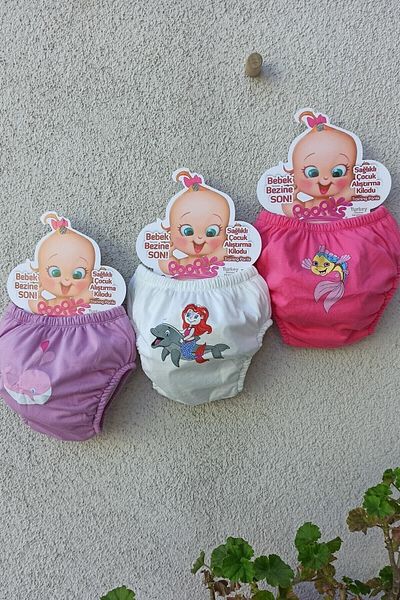 bejamonti Patterned Patterned 3-Piece Training Panties 1-2-3 Years
