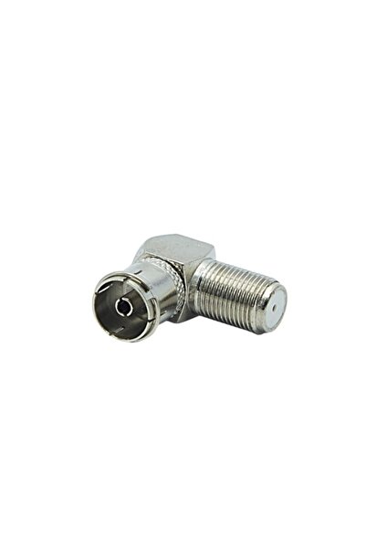HUAYU F Konnektör 60 Ohm 90 Derece Açılı Dişi L Tip Çevirici