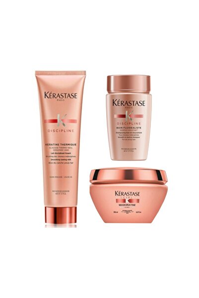 Kerastase Discipline Maskeratine Maske 200ml + Keratine Thermique Krem 150 ml...