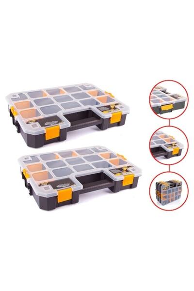 bermeks Organizer Çantası Balıkçı Alet Takım Çantası 2li Set