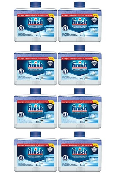 Finish Makine Temizleyici Sıvı 250 Ml 8 Adet