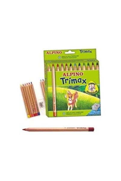 Alpıno Alpino Trimax Jumbo 12 Renk Boya Kalemi Al-113