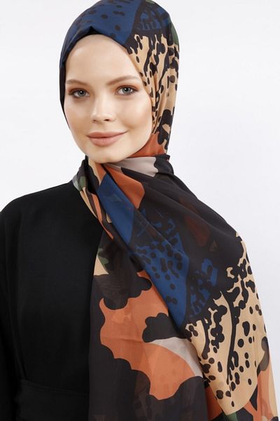 Differenza نمط الرسم شال برتقالي