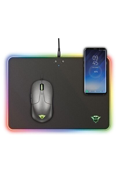 Trust Gxt 750 Qlide Rgb Aydınlatmalı Oyuncu Mouse Pad Ve Kablosuz Telefon Şarj